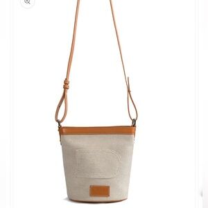 Bob Ore White Dorothy Middle Size Bucket Bag